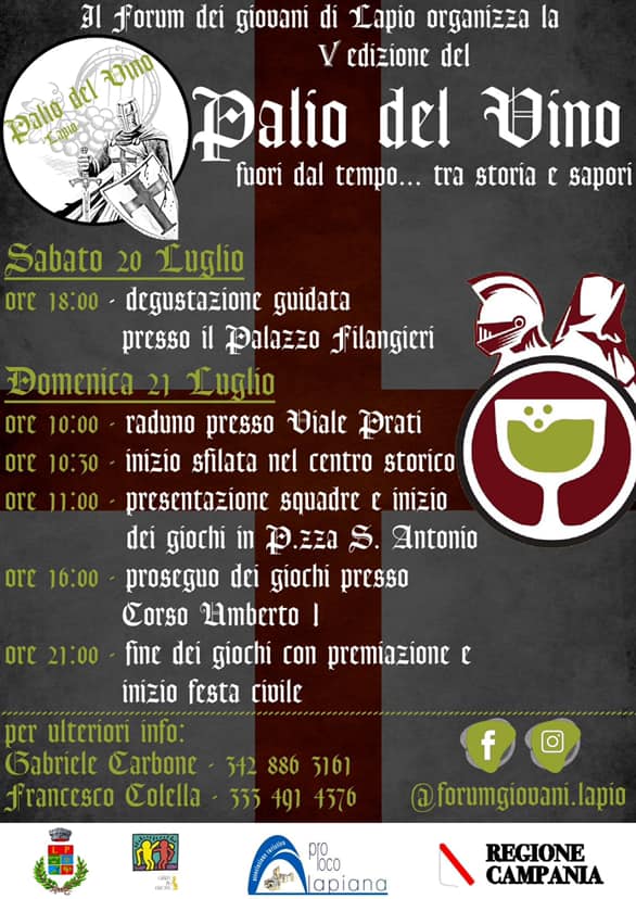 Palio del Vino furi dal tempo tra storia e sapori